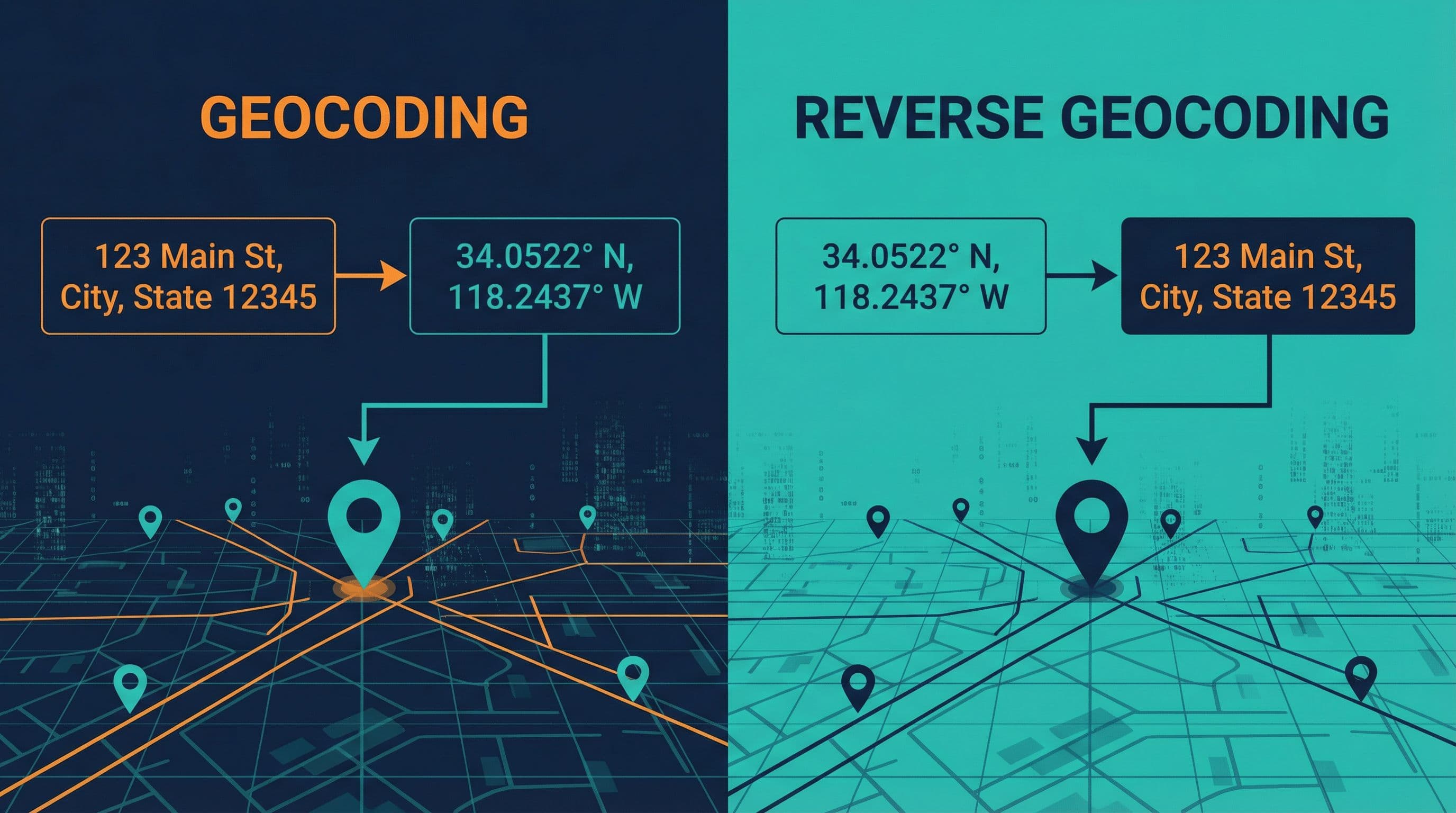 Geocoding vs Reverse Geocoding: Wat is het verschil?